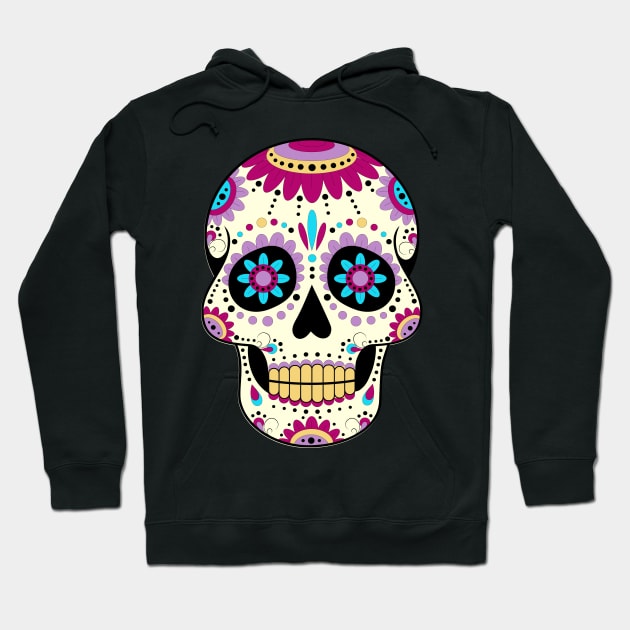 Mexican skull Hoodie by SouthPrints